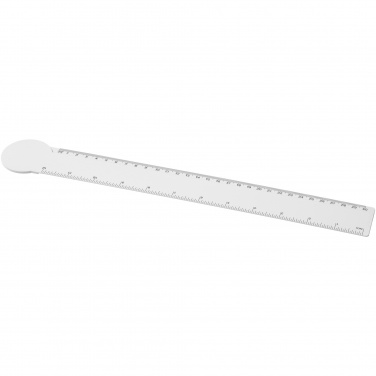 Logotrade promotional item picture of: Tait 30cm circle-shaped recycled plastic ruler