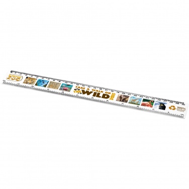 Logotrade promotional merchandise photo of: Refari 30 cm recycled plastic ruler