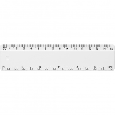 Logotrade promotional product image of: Refari 15 cm recycled plastic ruler