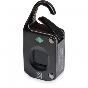 Logo trade promotional merchandise picture of: SCX.design T10 fingerprint padlock