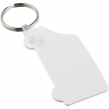 Logotrade promotional gift picture of: Tait van-shaped recycled keychain