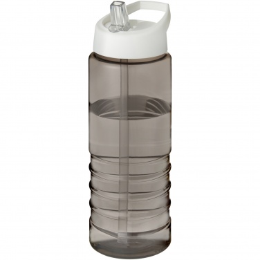 Logo trade corporate gift photo of: H2O Active® Eco Treble 750 ml spout lid sport bottle 