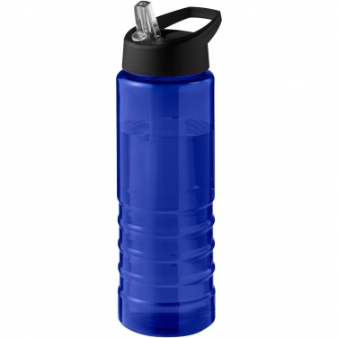 Logo trade advertising products image of: H2O Active® Eco Treble 750 ml spout lid sport bottle 