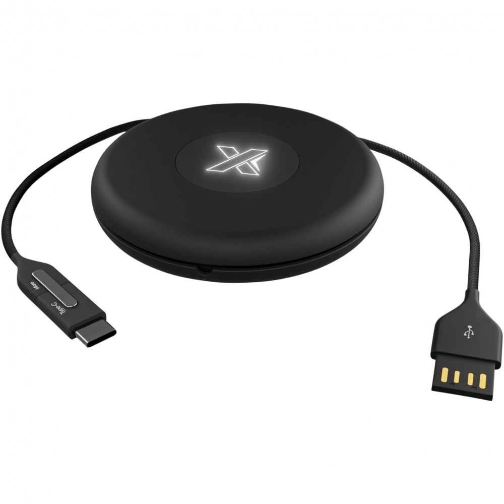 Logotrade promotional giveaways photo of: SCX.design C18 3-in-1 travel light-up cable