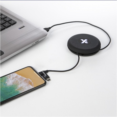 Logotrade promotional gift image of: SCX.design C18 3-in-1 travel light-up cable