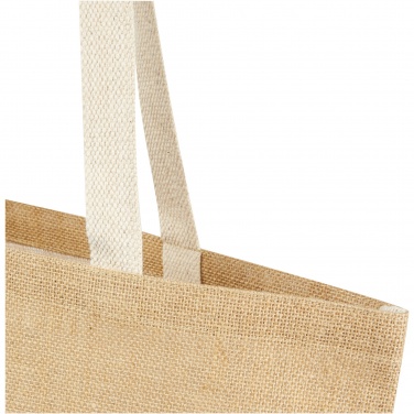 Logo trade promotional gifts picture of: Juta 300 g/m² jute tote bag 12L
