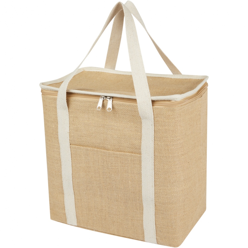 Logotrade promotional product image of: Juta 300 g/m² jute cooler bag 19L