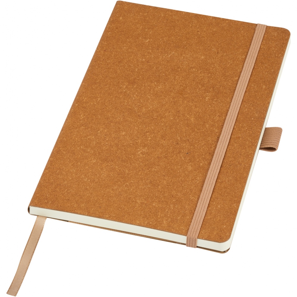 Logo trade business gift photo of: Kilau recycled leather notebook 