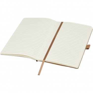 Logo trade promotional giveaway photo of: Kilau recycled leather notebook 