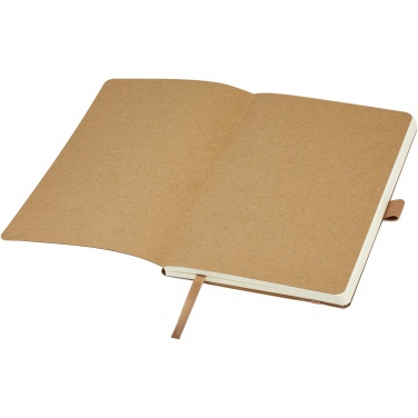 Logo trade advertising products picture of: Kilau recycled leather notebook 
