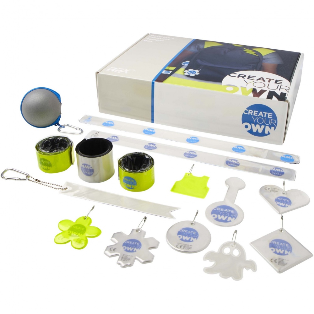 Logo trade promotional gift photo of: Reflective products sample box