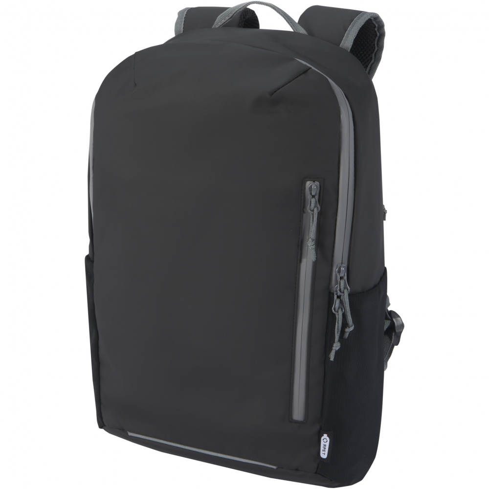 Logo trade promotional items picture of: Aqua 15" GRS recycled water resistant laptop backpack 21L