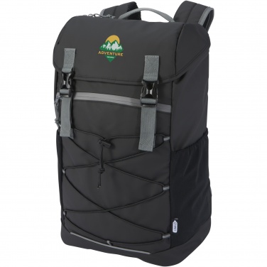 Logo trade promotional merchandise photo of: Aqua 15.6" GRS recycled water resistant laptop backpack 23L