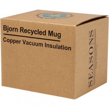 Logotrade promotional items photo of: Bjorn 360 ml RCS certified recycled stainless steel mug with copper vacuum insulation