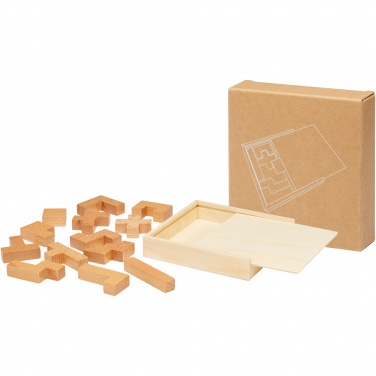 Logotrade advertising product image of: Bark wooden puzzle