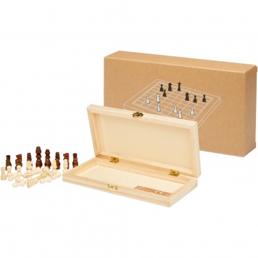 Logo trade corporate gifts picture of: King wooden chess set
