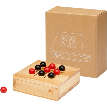 Logo trade promotional items picture of: Strobus wooden tic-tac-toe game