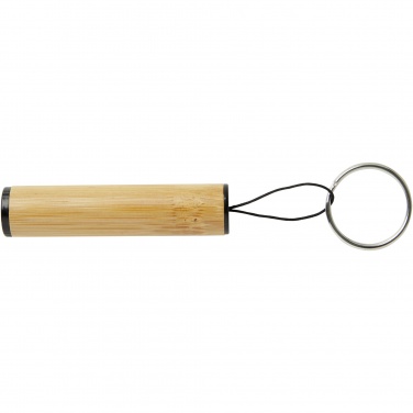 Logotrade promotional product image of: Cane bamboo key ring with light