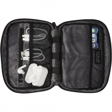 Logo trade promotional merchandise image of: Rise GRS recycled organiser pouch  