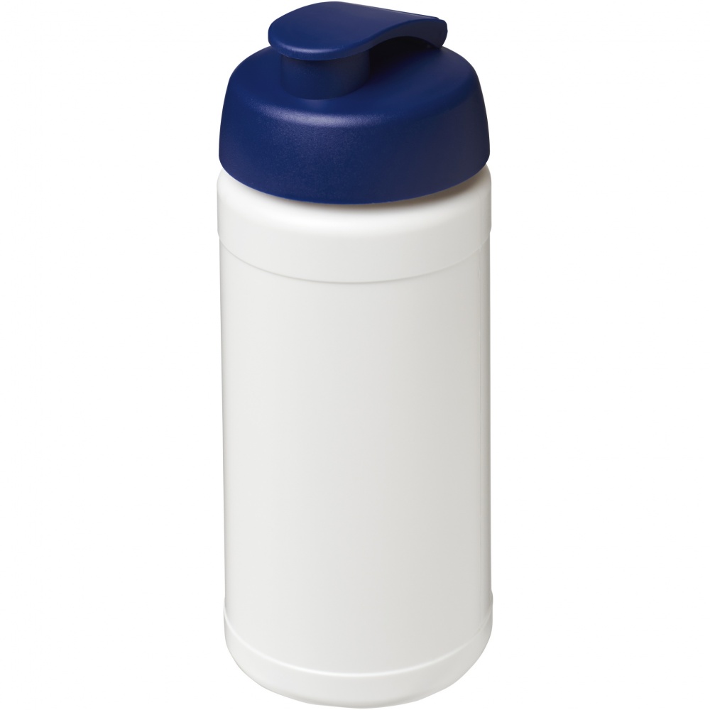 Logotrade promotional item image of: Baseline 500 ml recycled sport bottle with flip lid