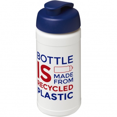 Logotrade corporate gift picture of: Baseline 500 ml recycled sport bottle with flip lid