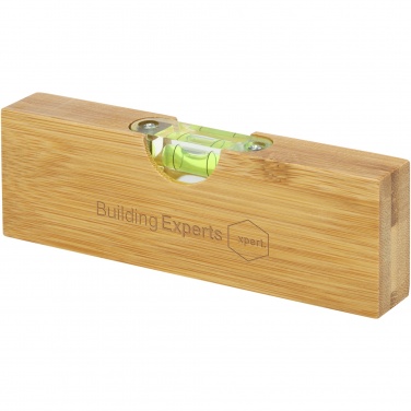 Logotrade promotional items photo of: Flush bamboo spirit level with bottle opener