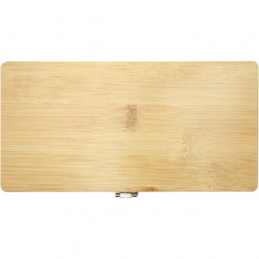 Logotrade promotional giveaway image of: Rivet 19-piece bamboo/recycled plastic tool set