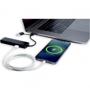 Logotrade promotional item image of: Rise RCS recycled aluminium USB 2.0 hub