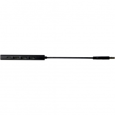 Logotrade corporate gift picture of: Rise RCS recycled aluminium USB 2.0 hub
