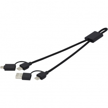 Logotrade promotional products photo of: Connect 6-in-1 RCS recycled aluminium 45W quick charge & data transfer cable