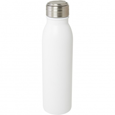 Logo trade promotional giveaways image of: Harper 700 ml RCS certified stainless steel water bottle with metal loop