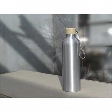 Logo trade promotional merchandise picture of: Malpeza 1000 ml RCS certified recycled aluminium water bottle