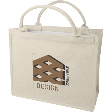Logo trade promotional items image of: Page 500 g/m² Aware™ recycled book tote bag