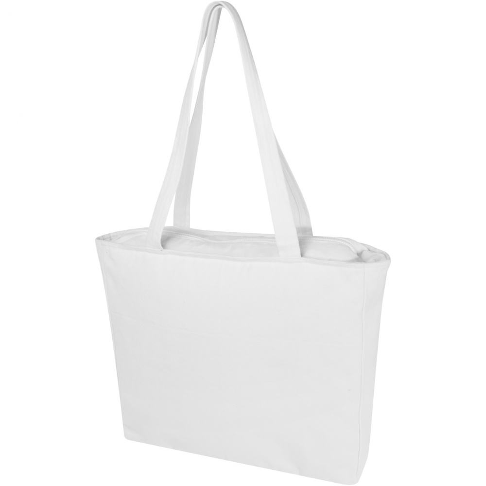 Logo trade promotional giveaways picture of: Weekender 500 g/m² Aware™ recycled tote bag