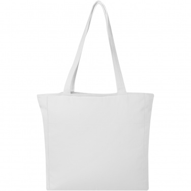Logo trade business gifts image of: Weekender 500 g/m² Aware™ recycled tote bag