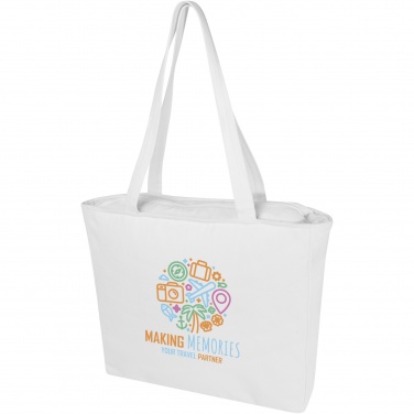 Logo trade promotional merchandise image of: Weekender 500 g/m² Aware™ recycled tote bag