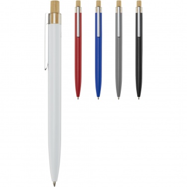 Logotrade promotional product image of: Nooshin recycled aluminium ballpoint pen  (blue ink)