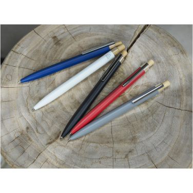Logotrade promotional merchandise picture of: Nooshin recycled aluminium ballpoint pen (black ink)