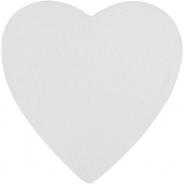 Logotrade promotional gift picture of: Sticky-Mate® heart-shaped recycled sticky notes