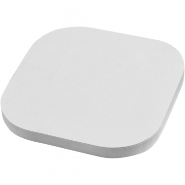 Logo trade promotional items picture of: Sticky-Mate® square-shaped recycled sticky notes with rounded corners