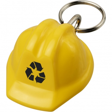 Logotrade advertising product image of: Kolt hard hat-shaped recycled keychain