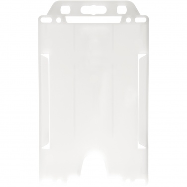 Logo trade promotional merchandise picture of: Pierre recycled plastic card holder 