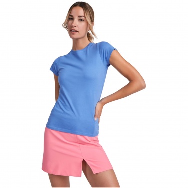 Logo trade promotional giveaway photo of: Capri short sleeve women's t-shirt