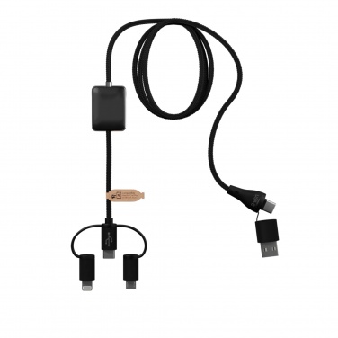 Logo trade advertising products image of: SCX.design C48 CarPlay 5-in-1 charging cable 
