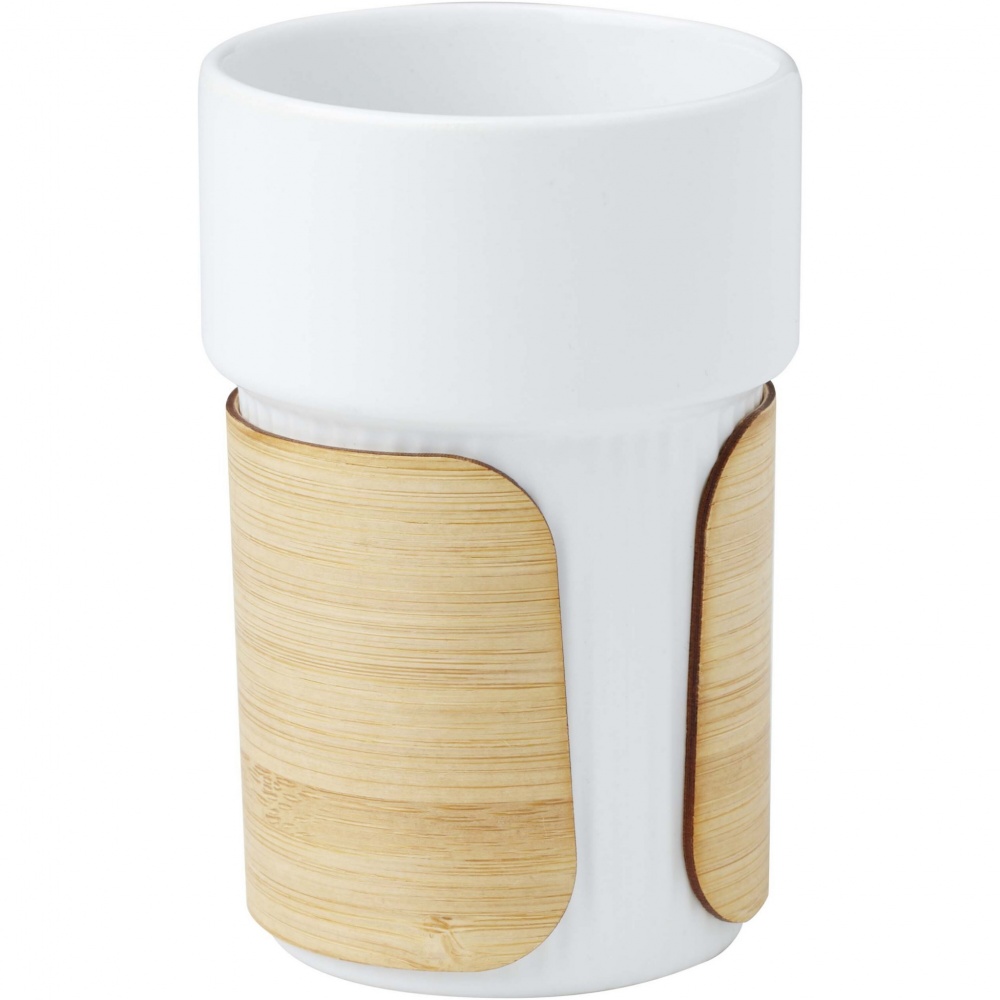 Logotrade promotional merchandise image of: Tumbler Fika 340 ml with bamboo sleeve