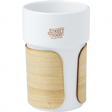 Logotrade promotional merchandise photo of: Tumbler Fika 340 ml with bamboo sleeve