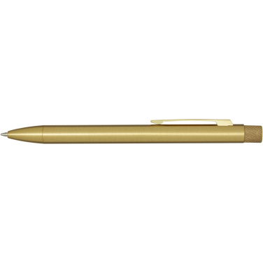Logo trade advertising products image of: Beatriz recycled brass ballpoint pen