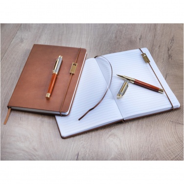 Logotrade promotional merchandise photo of: Legato A5 notebook and rollerball pen set 
