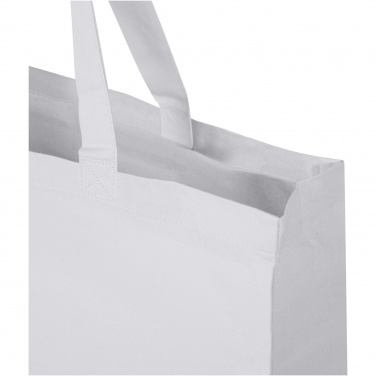 Logo trade promotional giveaways image of: Odessa 220 g/m² GRS recycled cotton large tote bag