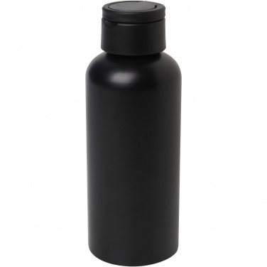 Logotrade promotional merchandise image of: Trinity 600 ml RCS certified recycled aluminium water bottle with RPET lid